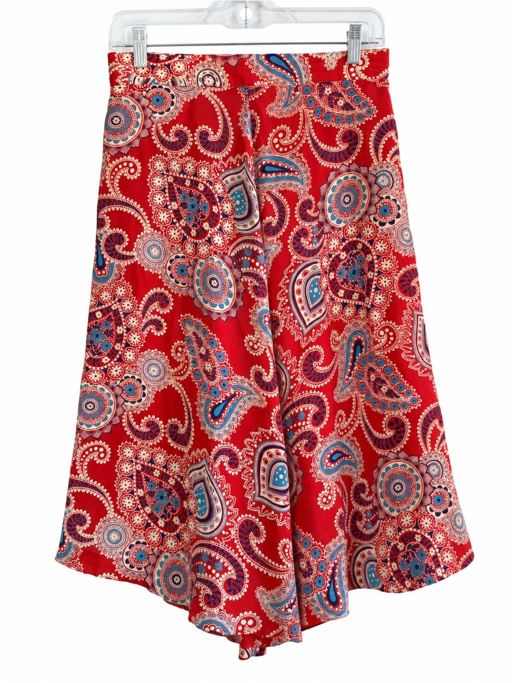Vintage 60s Saks Fifth Avenue Paisley Skirt 11/12 Retro